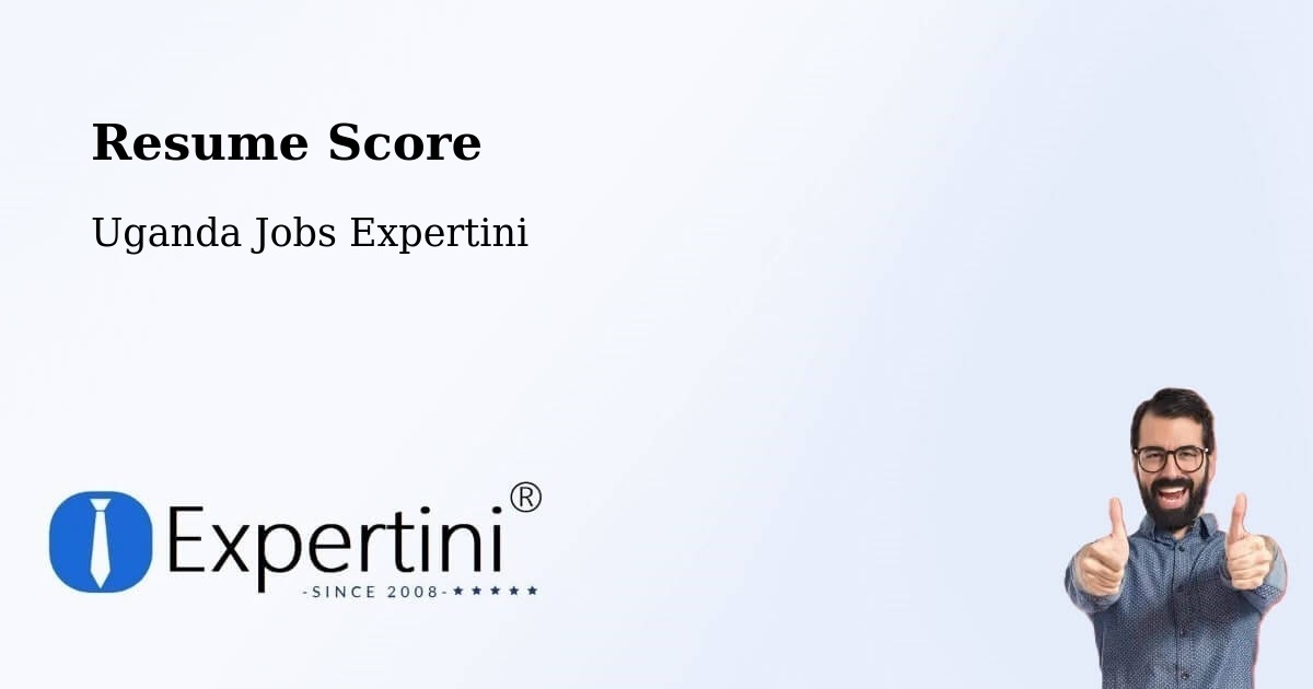 Resume Score & Job Description Match Tool – Uganda - Uganda Jobs Expertini